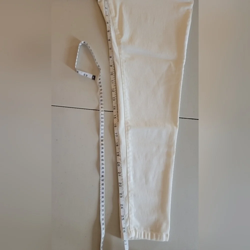 White Elastic Waist Pull-On‎ Skinny pants XL